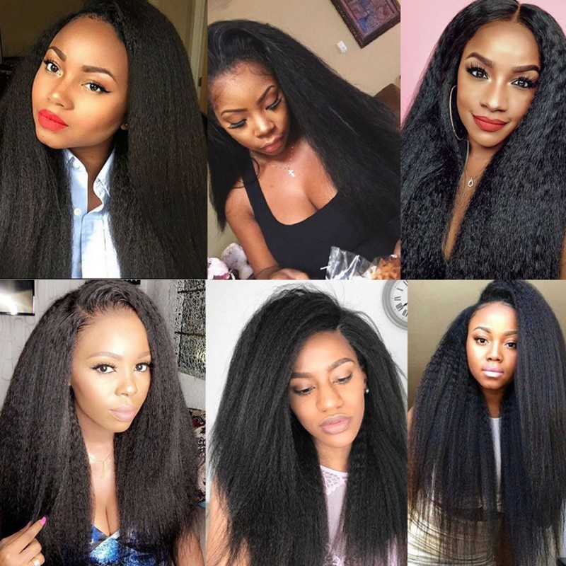 Fashion Kinky Straight Human Hair Bundles For Women SLDHB-09 