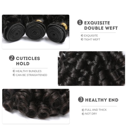 Fashion Funmi Curly Human Hair Bundles For Women SLDHB-10