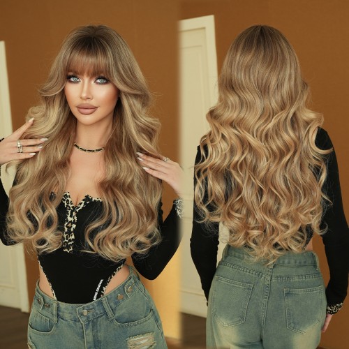 Fashion Long Synthetic Wigs For Women SLDLH-105