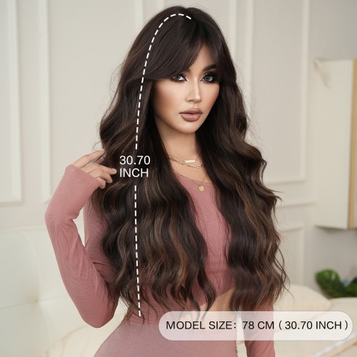 Fashion Long Synthetic Wigs For Women SLDLH-114