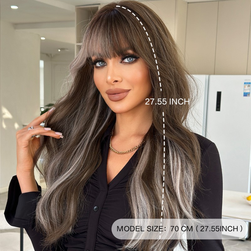 Fashion Long Synthetic Wigs For Women SLDLH-129 