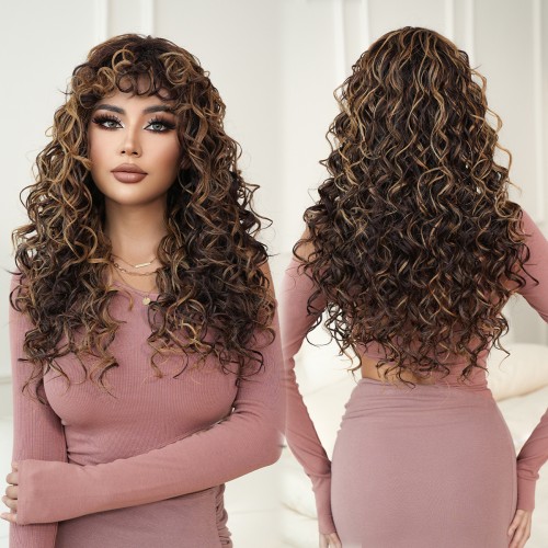 Fashion Long Synthetic Wigs For Women SLDLH-91