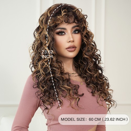 Fashion Long Synthetic Wigs For Women SLDLH-91