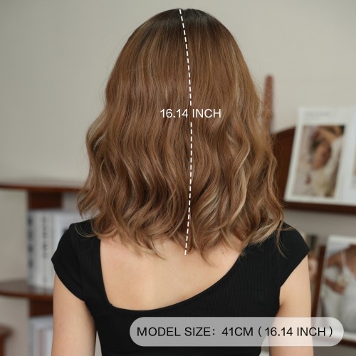 Fashion Medium Synthetic Wigs For Women SLDMH-13