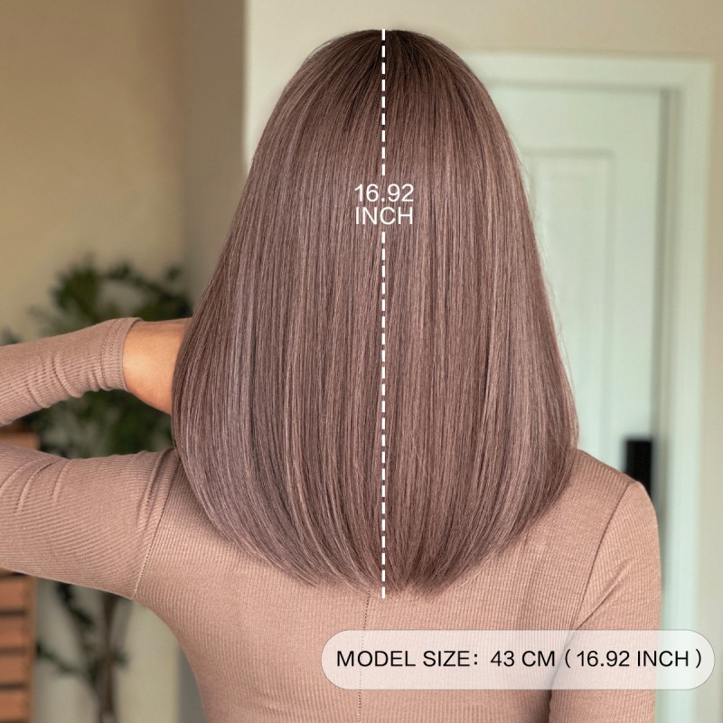 Fashion Medium Synthetic Wigs For Women SLDMH-19 