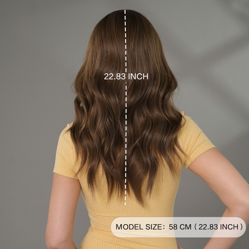 Fashion Medium Synthetic Wigs For Women SLDMH-22 