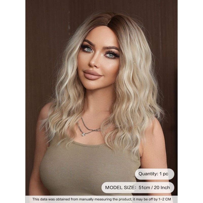 Fashion Medium Synthetic Wigs For Women SLDMH-24 