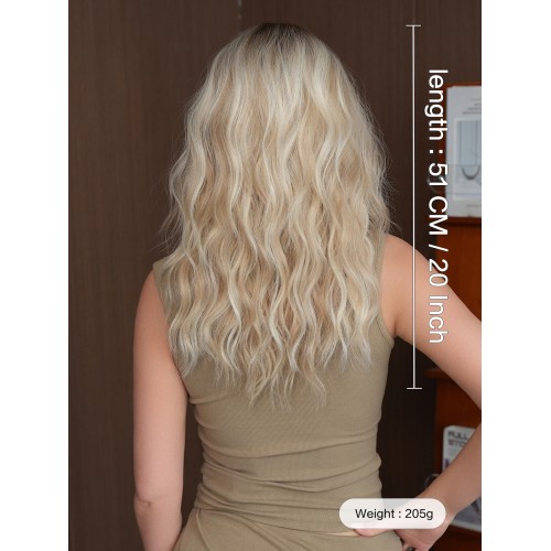 Fashion Medium Synthetic Wigs For Women SLDMH-24