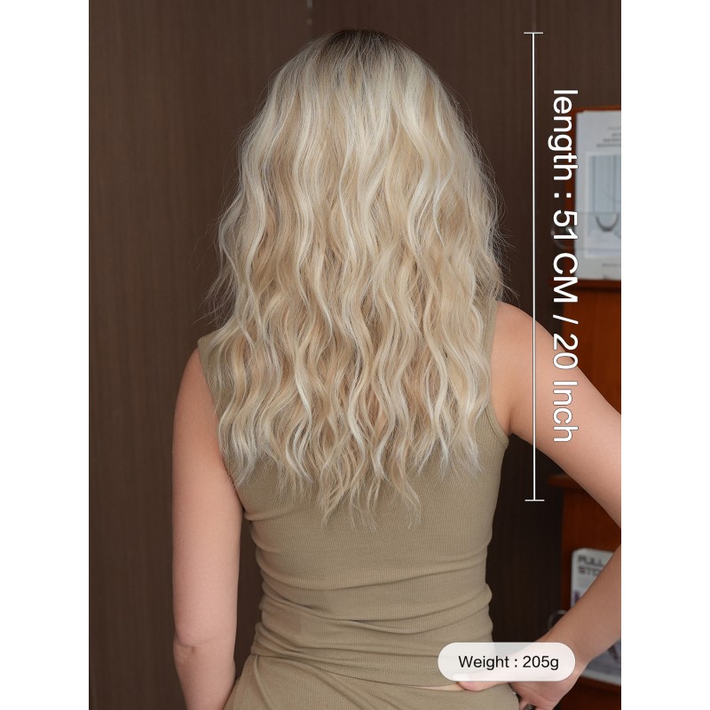 Fashion Medium Synthetic Wigs For Women SLDMH-24 