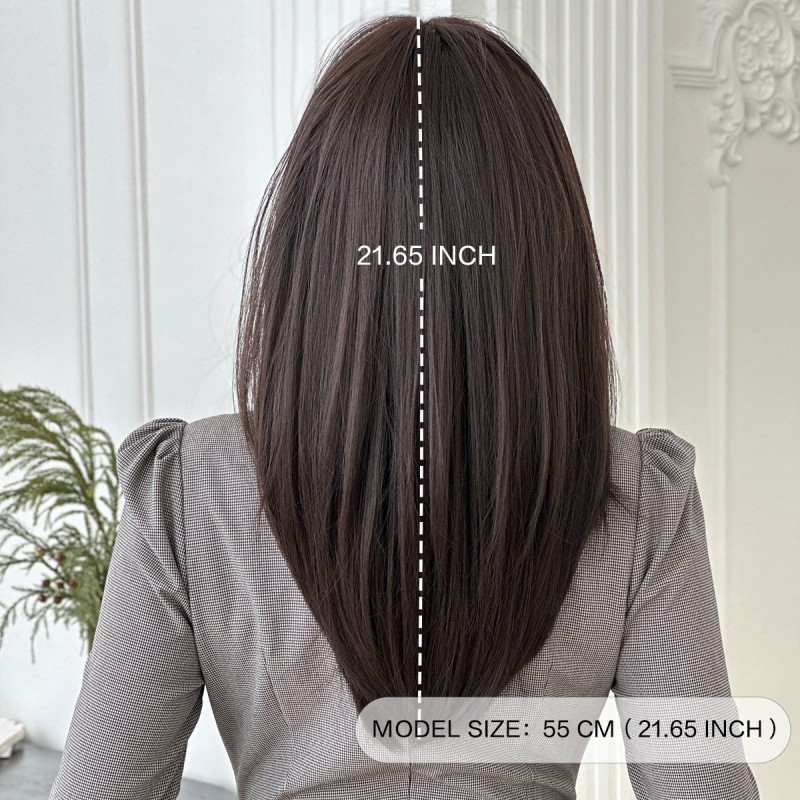 Fashion Medium Synthetic Wigs For Women SLDMH-26 