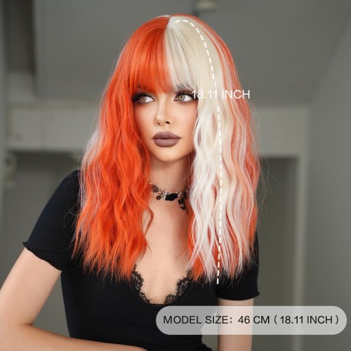 Fashion Medium Synthetic Wigs For Women SLDMH-29