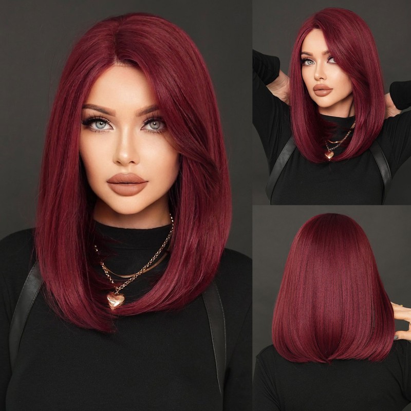Fashion Medium Lace Front Synthetic Wigs For Women SLDNA-33 