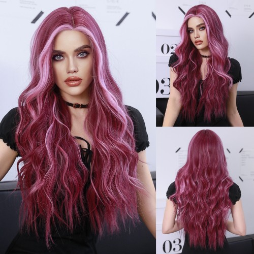 Fashion Long Lace Front Synthetic Wigs For Women SLDNA-51