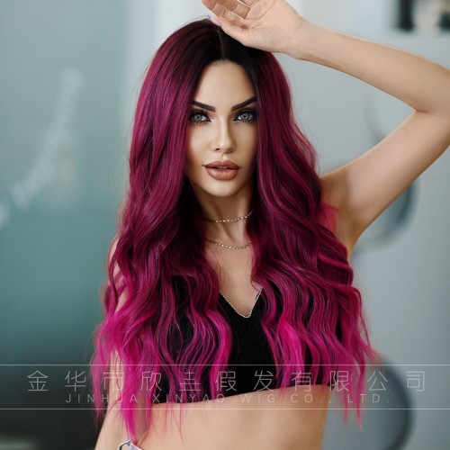 Fashion Long Lace Front Synthetic Wigs For Women SLDNA-54