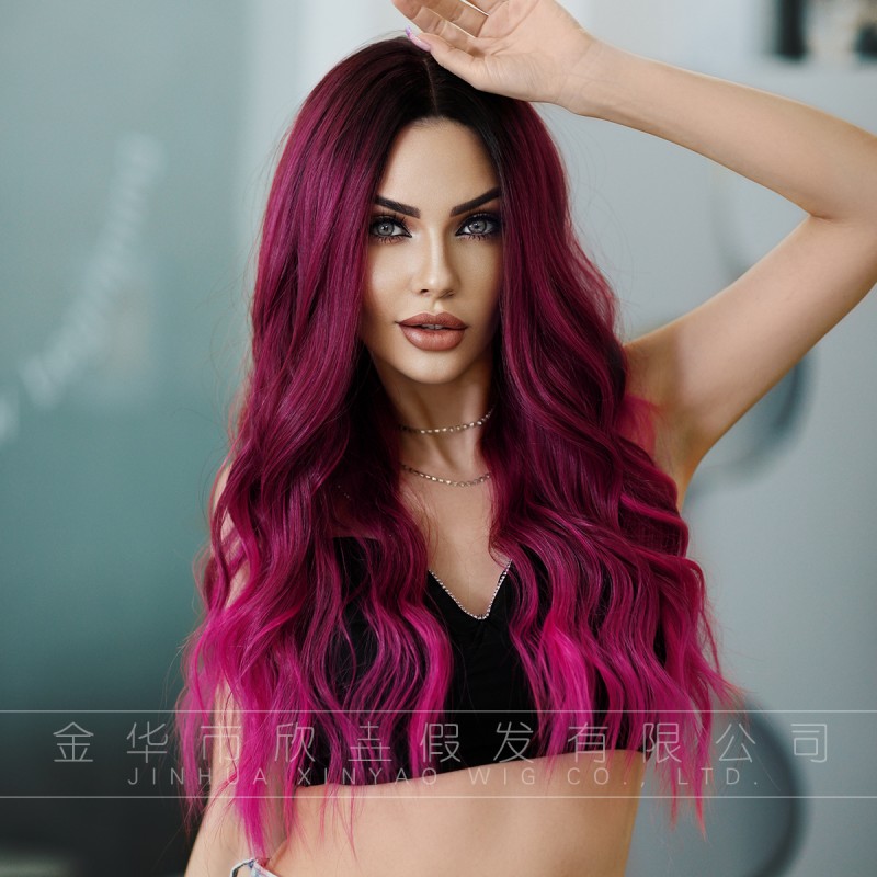 Fashion Long Lace Front Synthetic Wigs For Women SLDNA-54 