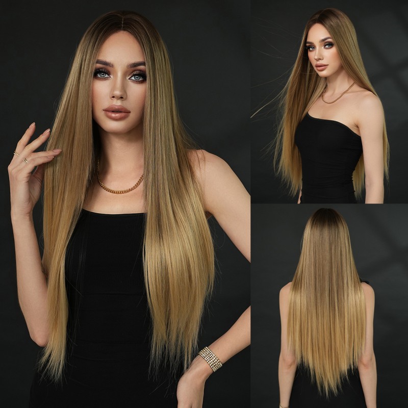 Fashion Long Lace Front Synthetic Wigs For Women SLDNA-55