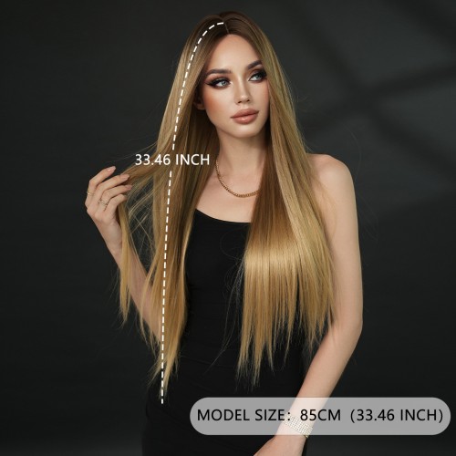 Fashion Long Lace Front Synthetic Wigs For Women SLDNA-55