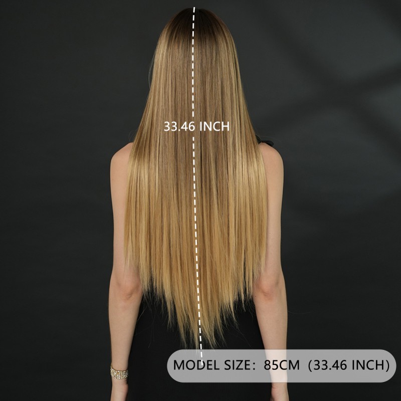 Fashion Long Lace Front Synthetic Wigs For Women SLDNA-55 