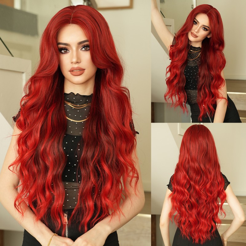 Fashion Long Lace Front Synthetic Wigs For Women SLDNA-56 