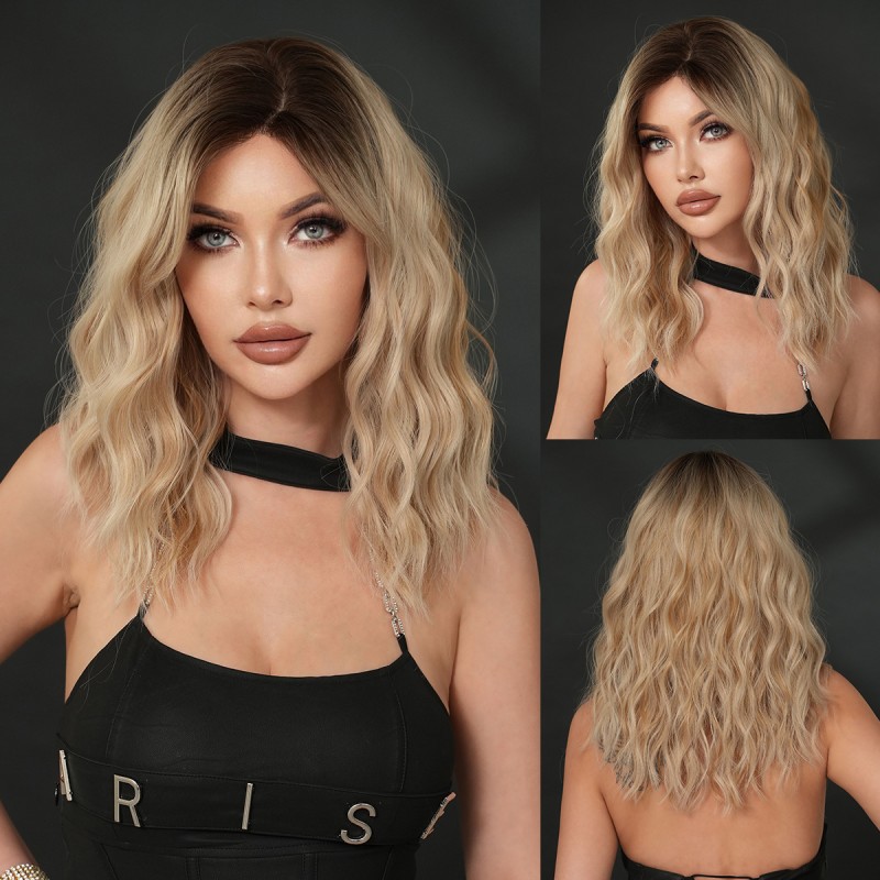 Fashion Medium Lace Front Synthetic Wigs For Women SLDNA-61