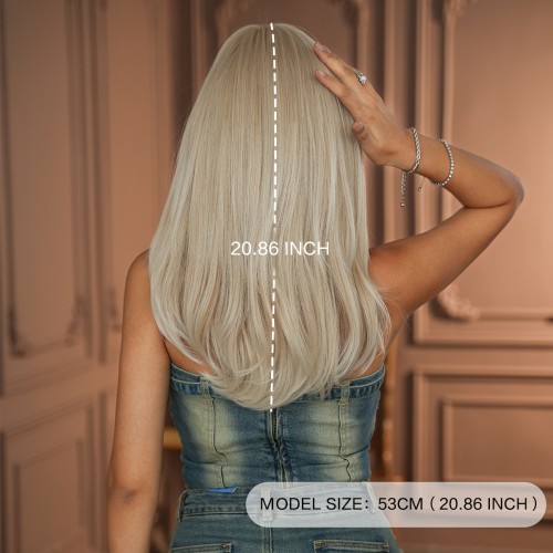 Fashion Medium Lace Front Synthetic Wigs For Women SLDNA-63