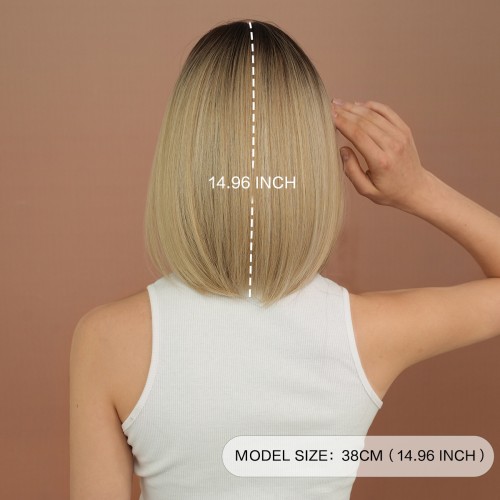 Fashion Medium Lace Front Synthetic Wigs For Women SLDNA-64