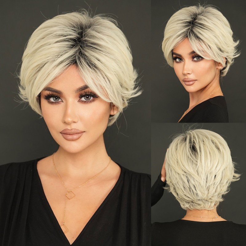 Fashion Short Synthetic Wigs For Women SLDSH-16