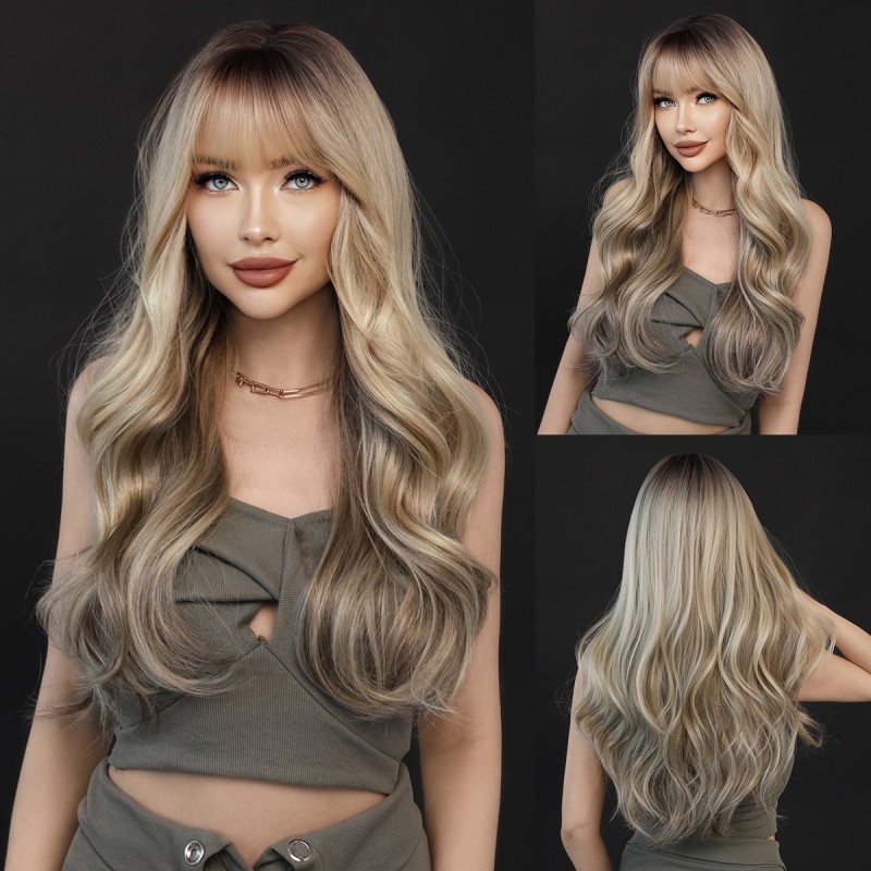 Fashion Long Synthetic Wigs For Women SLDWSL-03